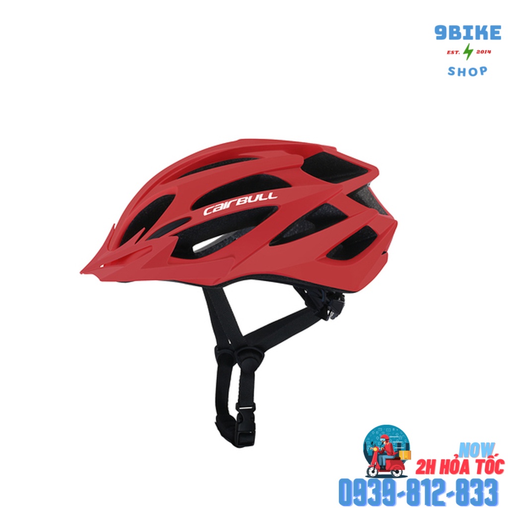 Nón bảo hiểm xe đạp Cairbull X-Tracer Cb-39 màu đỏ size M - Hình thật