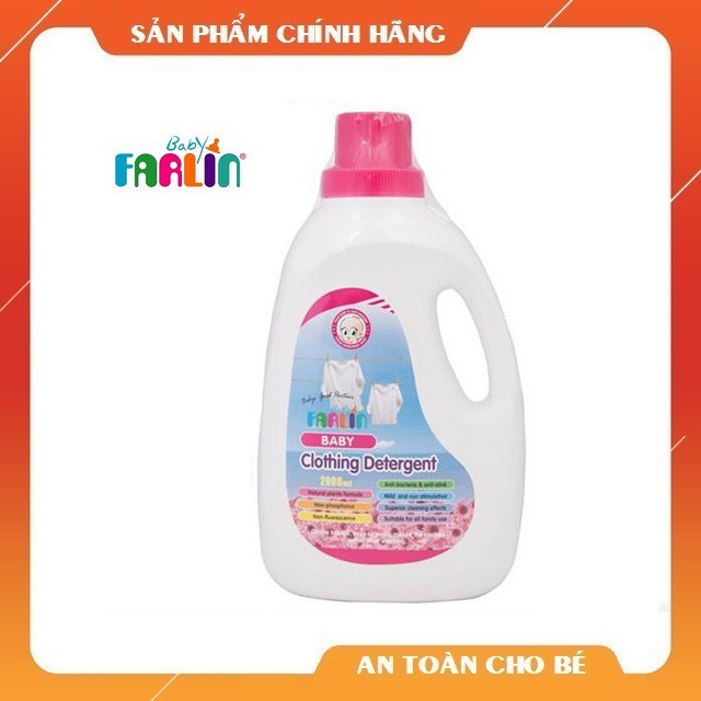 Nước giặt xả vải an toàn cho bé Farlin