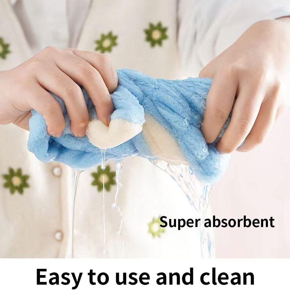 SUSANS Mũ Trùm Đầu Làm Khô Tóc Hình Tai Thỏ Đáng Yêu Cho Bé