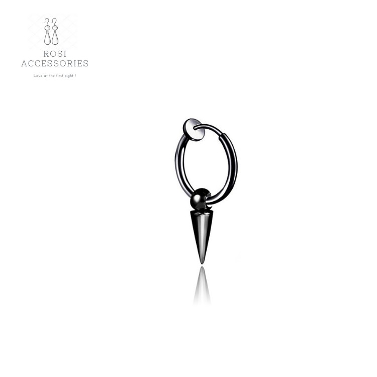 Khuyên Tai Nam Cá Tính, Bông Tai Trơn Rock Star Earrings (1 Chiếc)