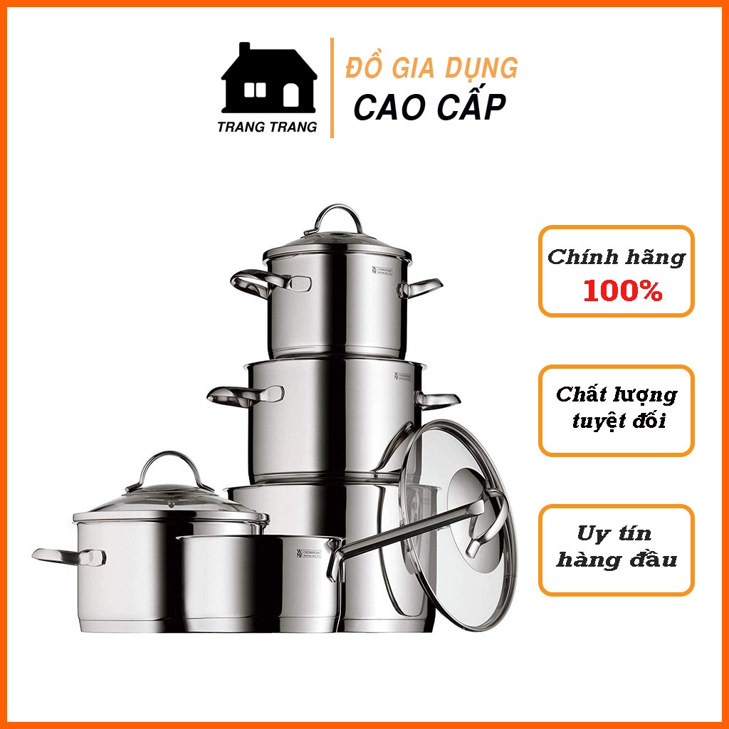 Bộ nồi WMF 5 chiếc - nấu được cho mọi loại bếp