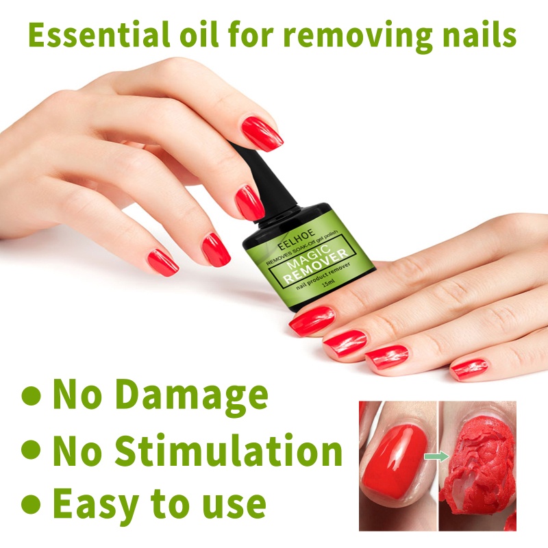 Eelhoe Nước Tẩy Móng Dạng Nổ 15Ml Nước Tẩy Sơn Móng Tay Đặc Biệt Cho Móng Tay-Ampe