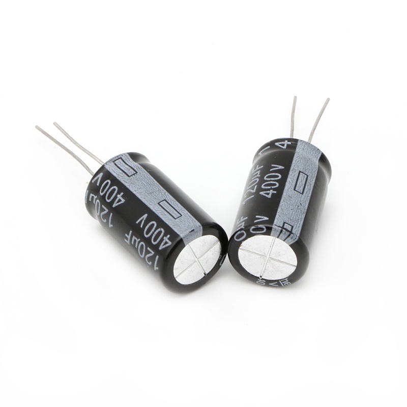 Set 2 Tụ Điện Nhôm 120uF 400V 18x30mm Radial 400V120uF