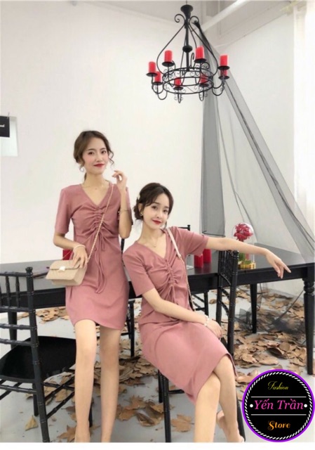 [ Mã FAMAYWA2 giảm 10K đơn 50K] Váy xuông dây rút ngực chất đẹp đổ shop | BigBuy360 - bigbuy360.vn