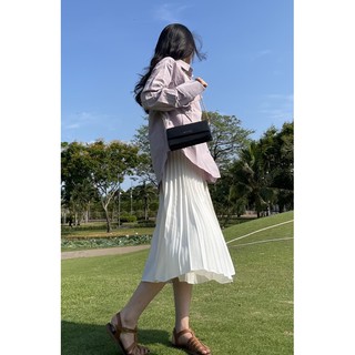 Chân Váy Midi xếp ly
