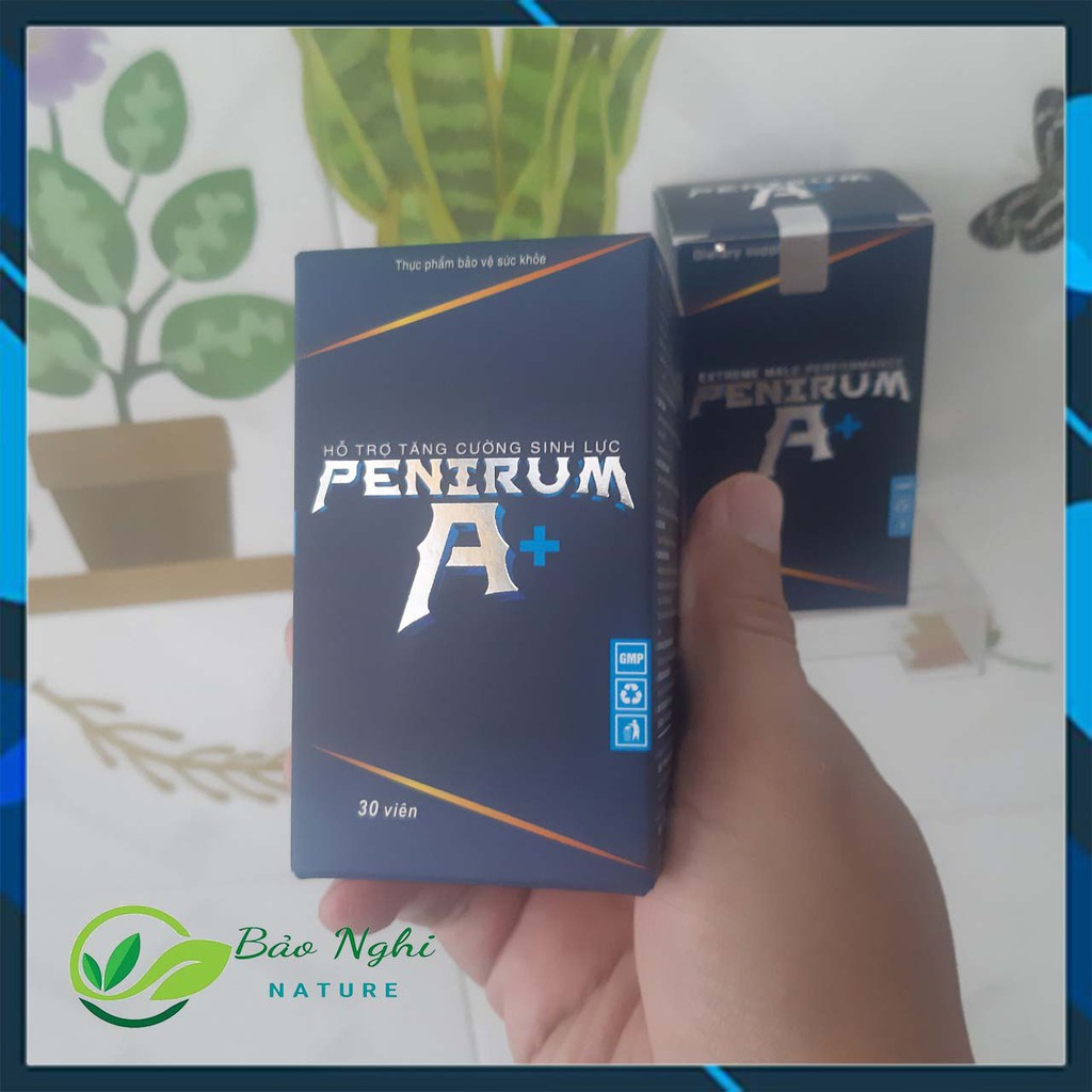 VIÊN UỐNG SINH LÝ PENIRUM A PLUS - Tăng Phong Độ Nâng Bản Lĩnh - Chính Hãng Hộp 30 Viên Phiên Bản Cải Tiến [CÓ CHE TÊN] | BigBuy360 - bigbuy360.vn