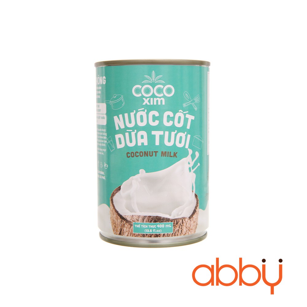 Nước cốt dừa Cocoxim 400ml 2 vị mặn, ngọt