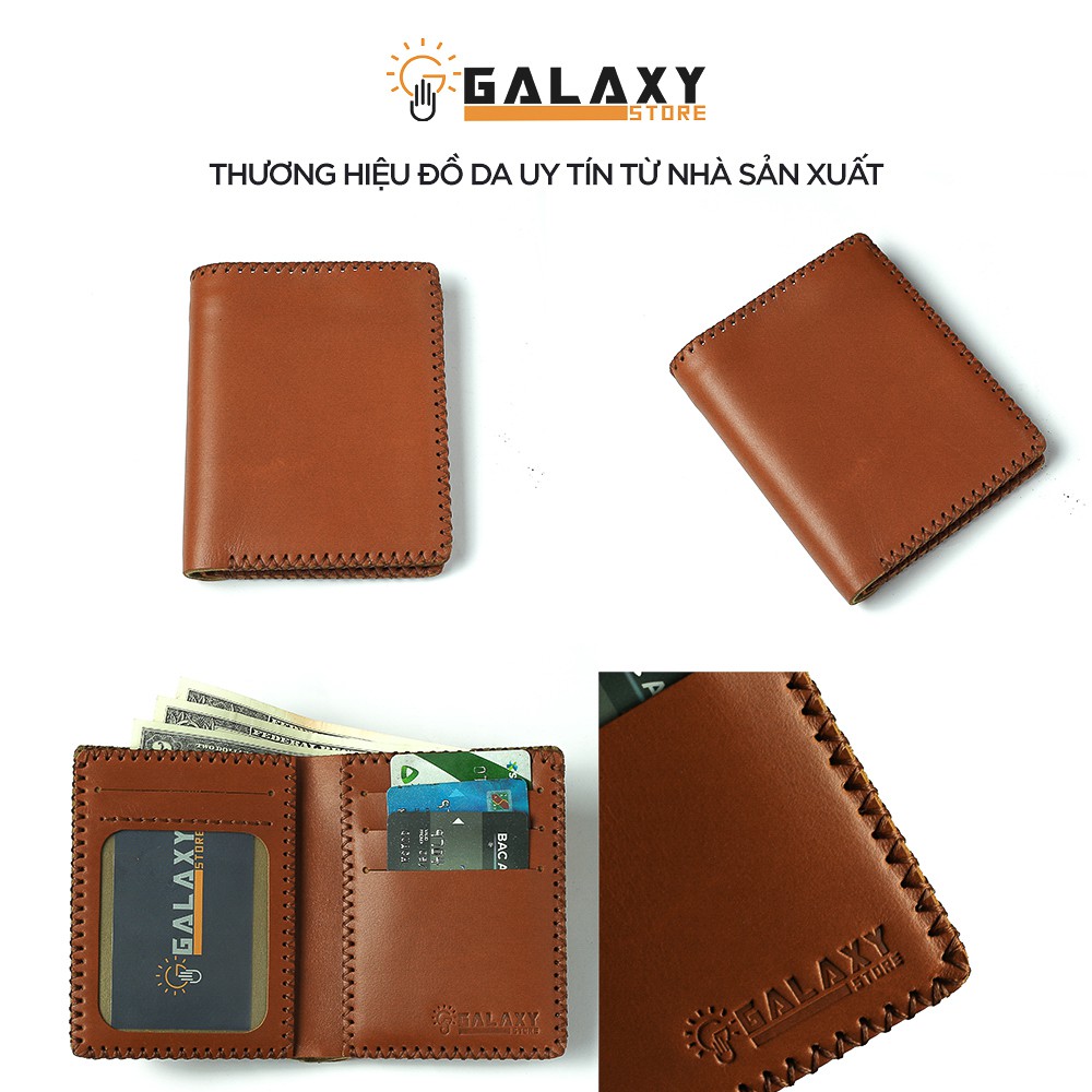 Ví Nam Nam Đứng Da Bò Handmade Galaxy Store GVDN