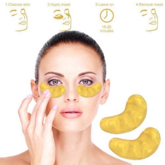 Mặt nạ mắt Crystal Collagen Gold Powder Eye Mask