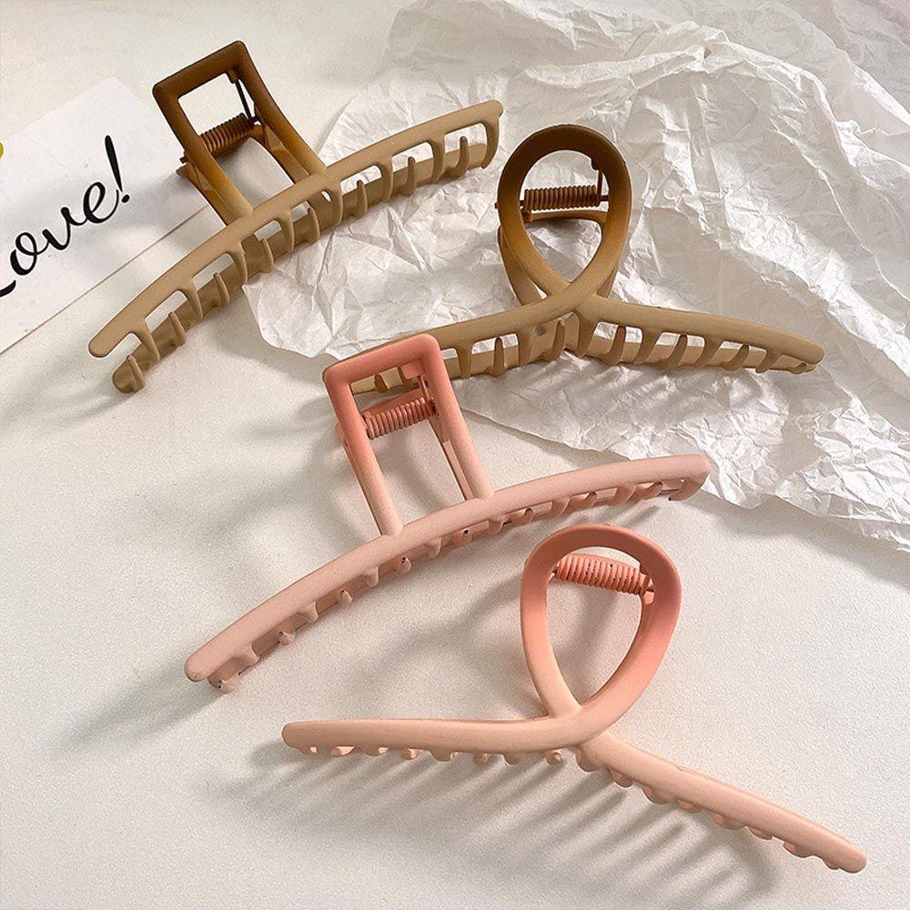 IVORY Kẹp Tóc Cá Mập Màu Gradient Thanh Lịch Cho Nữ