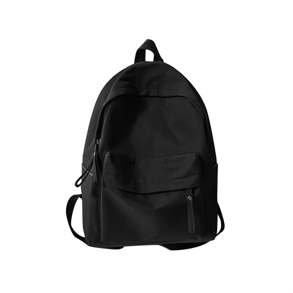 Ba Lô Vải Nylon Màu Sắc Đơn Giản Sức Chứa Lớn Tiện Dụng Cho Nữ