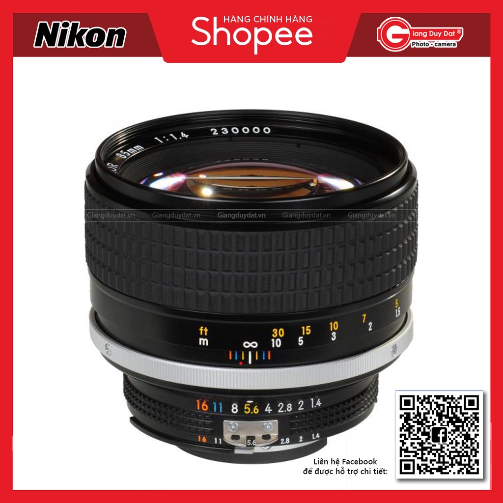 Ống Kính MF Nikon 85mm f1.4 AIS