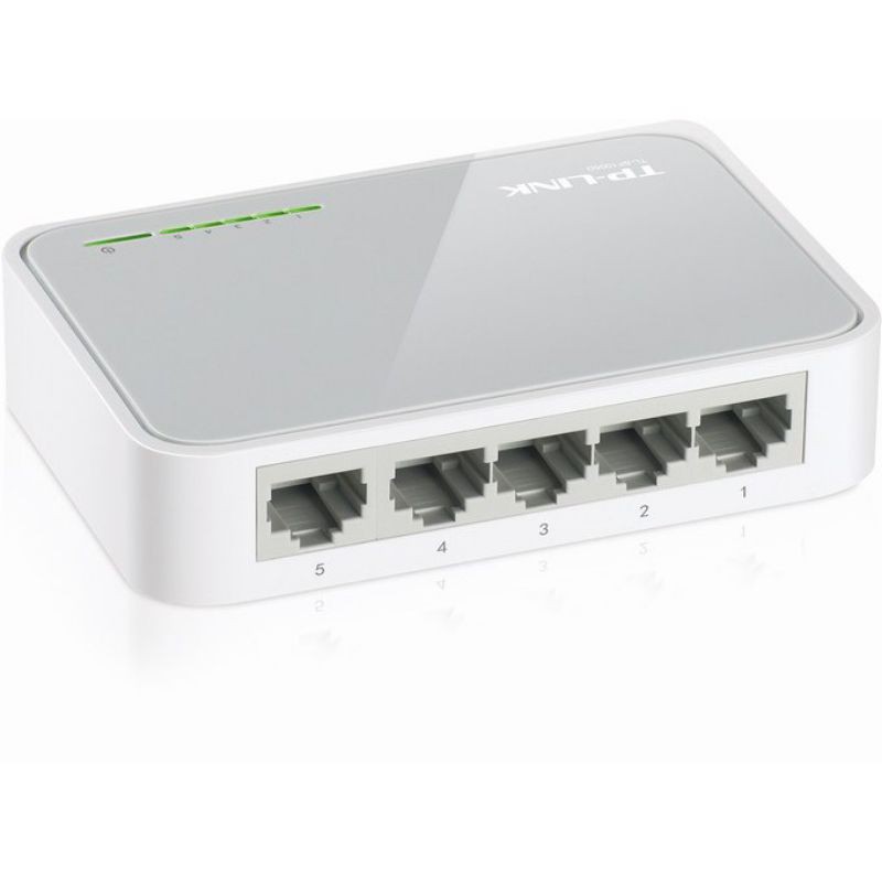 (Hộp chia mạng) Switch  5 PORT TPLINK  100M  chính hãng