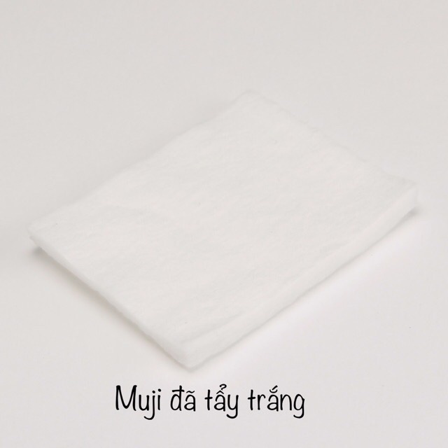 (Bill) Bông tẩy trang Muji hữu cơ