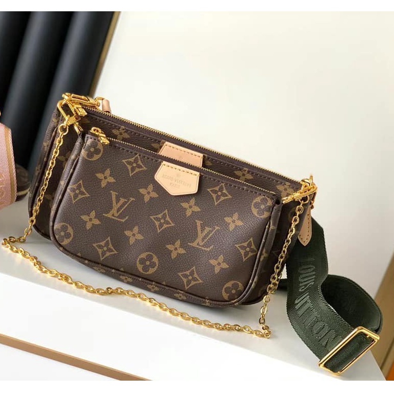 Túi LV 3 Chi Tiết - Super Full Box Size 22 - Multi Pochette Accessoires