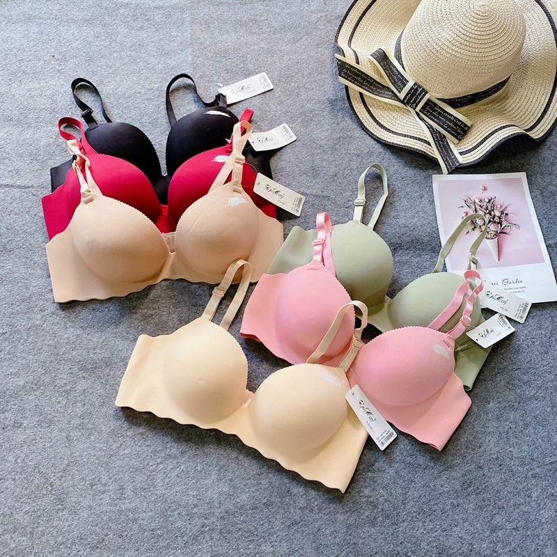 [RẺ VÔ ĐỊCH Áo lót nữ, áo ngực nữ su Lông vũ đệm dày bàn tay nâng ngực chống xệ | BigBuy360 - bigbuy360.vn
