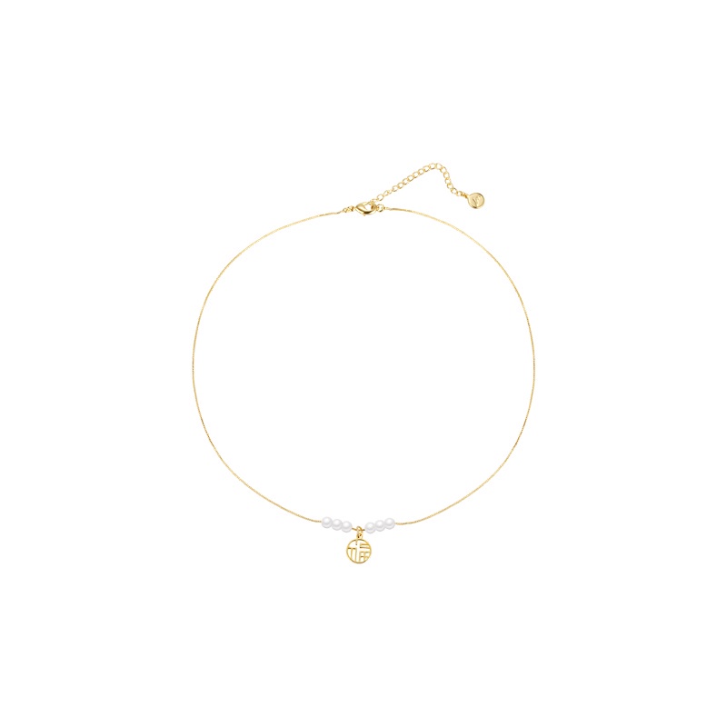 ✨✨Vòng cổ/ Vòng tay đính hạt ngọc trai mang đến may mắn phong cách cổ điển cho nữ