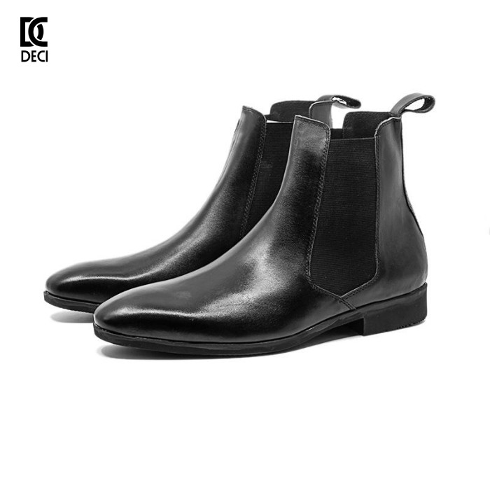 [Mã LTNP200 giảm 200K đơn 699K] Giày chelsea boot DECI bốt da bò 100%