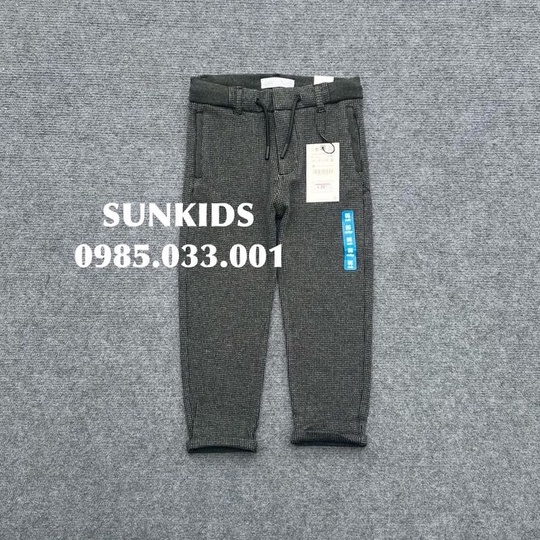 Quần dạ ZR kẻ có tăng đơ dáng baggy