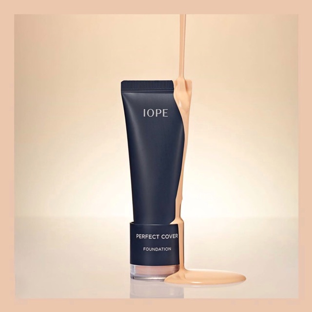 [MINISIZE] Kem Nền Che Khuyết Điểm Tone No.21 Light Beige - IOPE Perfect Cover Foundation SPF25/PA++ 7ml