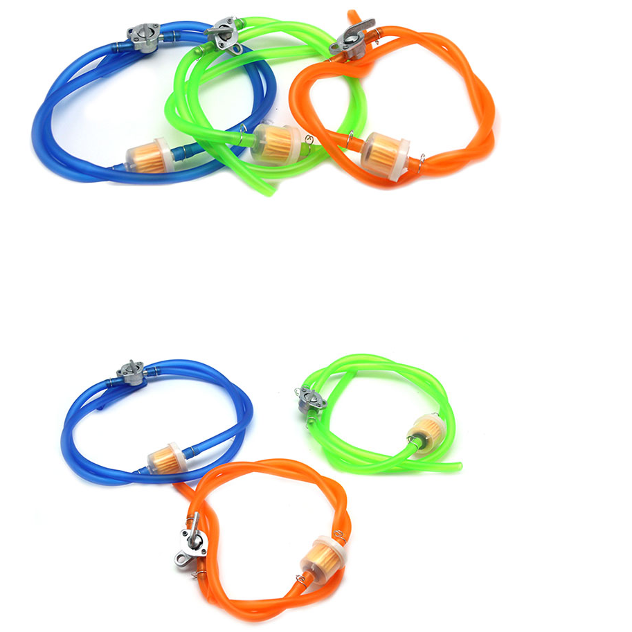 Van Nhiên Liệu 6mm Kèm Công Tắc On / Off + Ống Dẫn Dầu + Bộ Lọc Dầu Chuyên Dụng Cho Xe Mô Tô ATV UTV Scooter