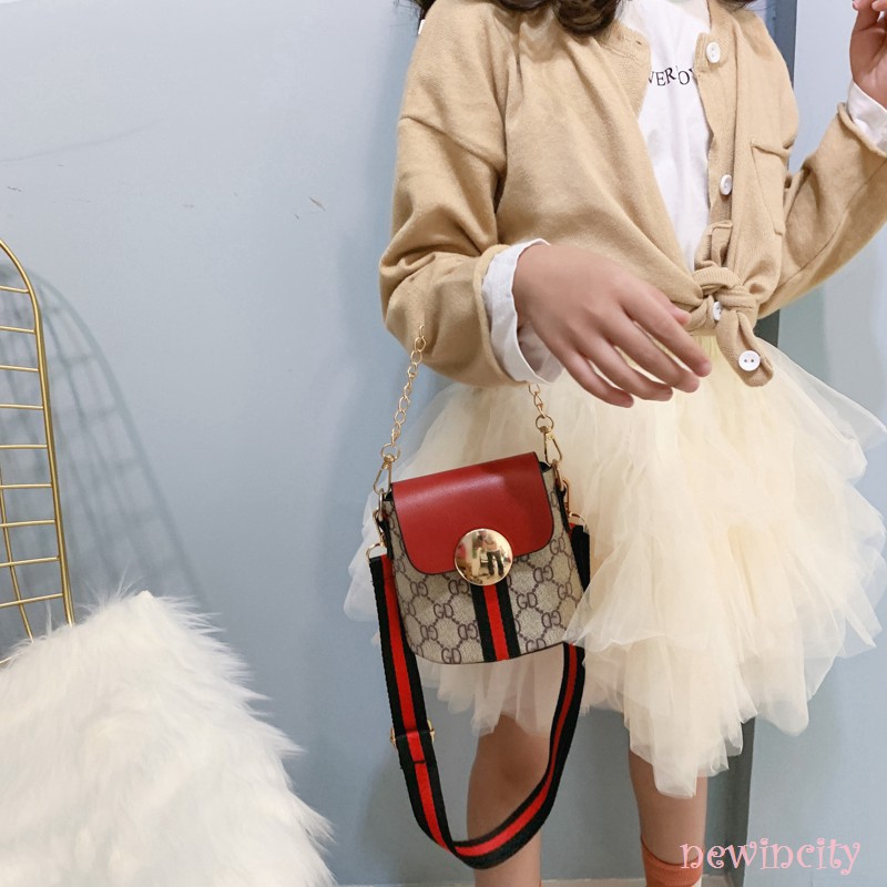 Túi Đeo Chéo In Hoa Phong Cách Hàn Quốc Cho Bé Gái