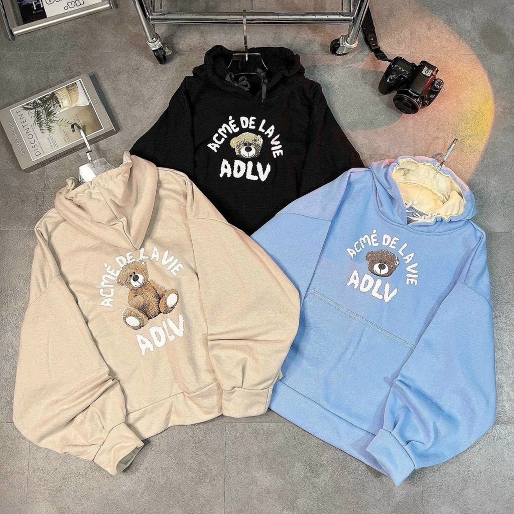 Áo Hoodie Nỉ Bông Tay Dài Unisex nón 2 lớp form rộng ulzzang dễ thương hợp thời trang HTT06