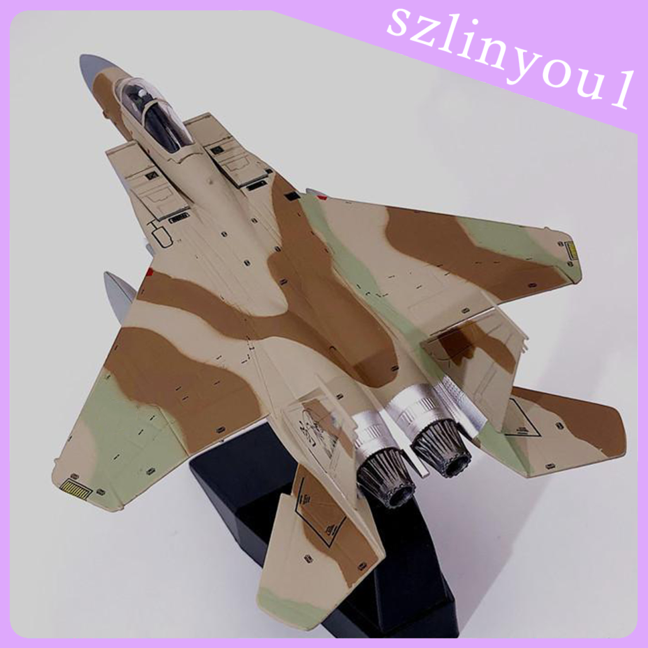 AIRCRAFT MODEL Mô Hình Máy Bay Chiến Đấu Israel F15 Tỉ Lệ 1 / 100