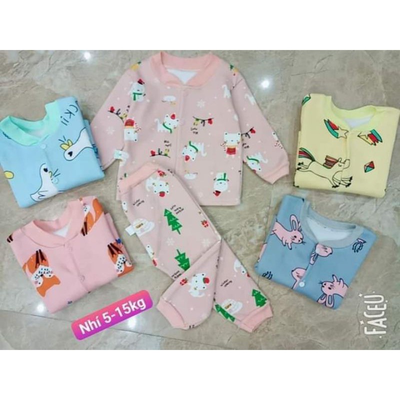 combo 6 bộ nỉ lót lông