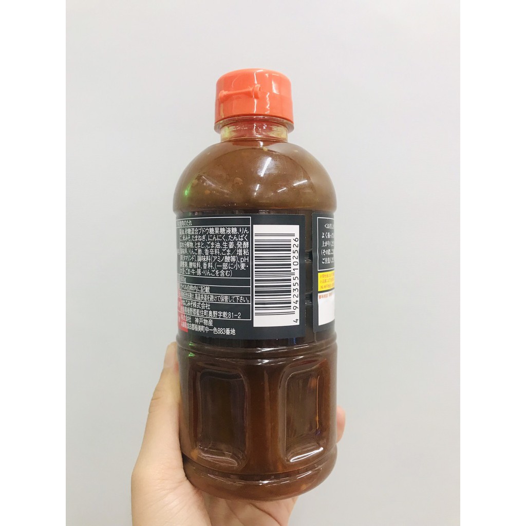 NƯỚC SỐT ƯỚP THỊT NƯỚNG VỊ CAY NHẸ NHẬT BẢN (CHAI 600GR) - DÙNG CHẤM VÀ ƯỚP THỊT NƯỚNG, DATE 05/2021