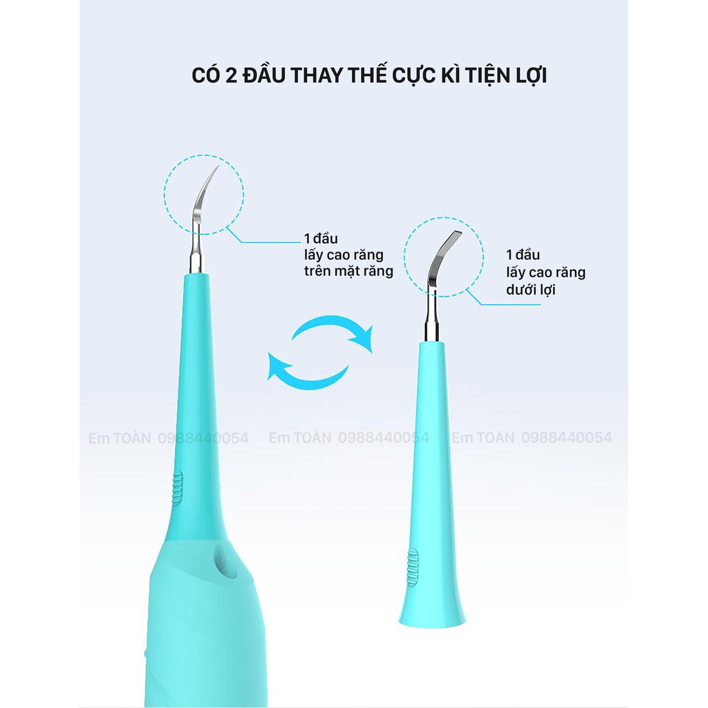 [ Hàng Hot ] Máy Lấy Cao Răng Cầm Tay Mini Thế Hệ Mới Dental Calculus