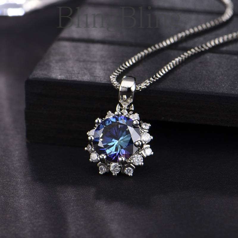 ✨Lấp Lánh✨ Mặt Dây Chuyền Hình 3 Mũi Tên Mạ PT950 Đính Đá Thời Trang Cho Nữ