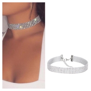 Choker đá nhựa trắng đen vàng