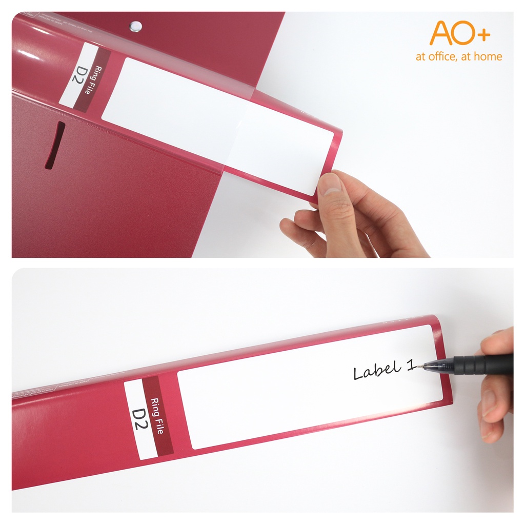 Bìa Còng D2 Switch OFF AO+, Nhựa PP/ A4, 2 Nhẫn D