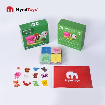 Đồ Chơi Xếp Hình MyndToys My First Puzzle - Animals and Colors (Chủ Đề Động Vật) Dành Cho Các Bé Trên 2 Tuổi