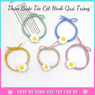 Thun buộc tóc cột tóc hình trứng ốp la cute nguồn hàng buôn sỉ