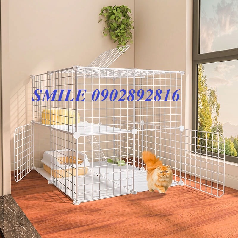 [TẶNG MÓC CHUỒNG] COMBO CHUỒNG, LỒNG LƯỚI THÉP LOẠI LỚN CHO CHÓ MÈO THÚ CƯNG ĐA NĂNG