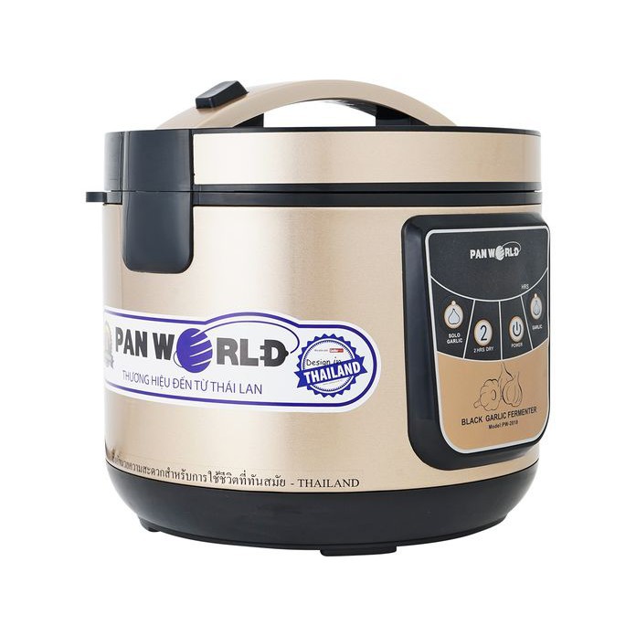 Nồi làm tỏi đen 5L PANWORLD PW-2017 chứa được 1kg tỏi cô đơn và tỏi nhánh