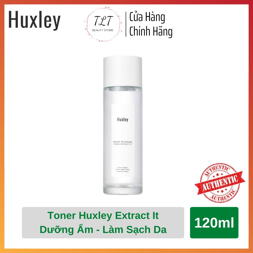 Nước Hoa Hồng Huxley Extract It Dưỡng Ẩm Và Làm Sạch Da, Cân Bằng PH 120ml (Tách Sét)