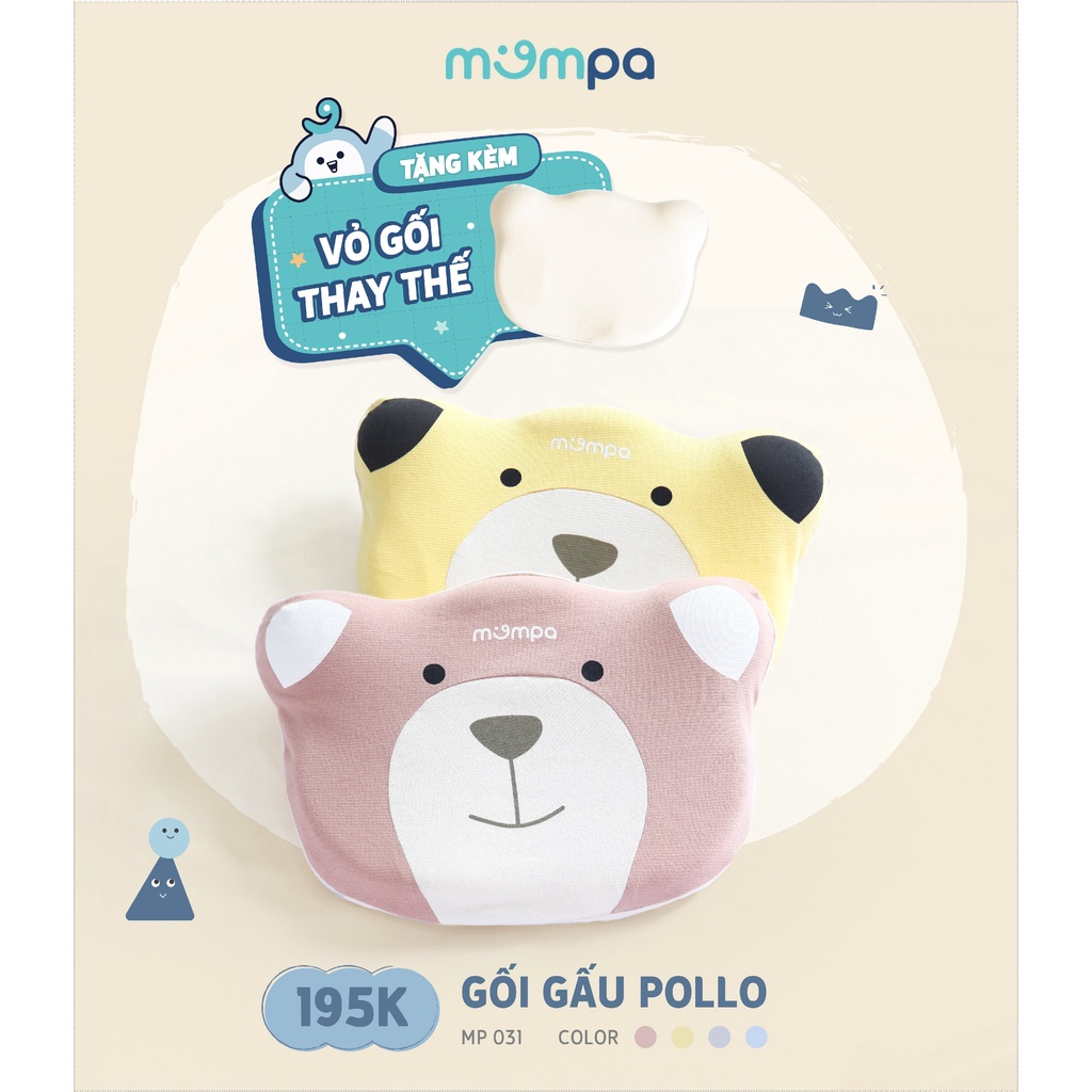 Gối gấu Pollo Mompa