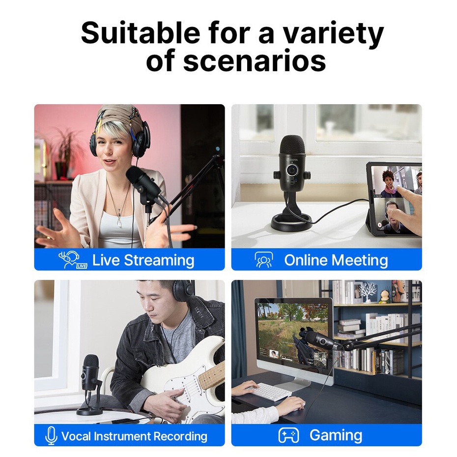 BOYA BY-CM5 - Mic thu âm dành cho Điện thoại Android  và Laptop