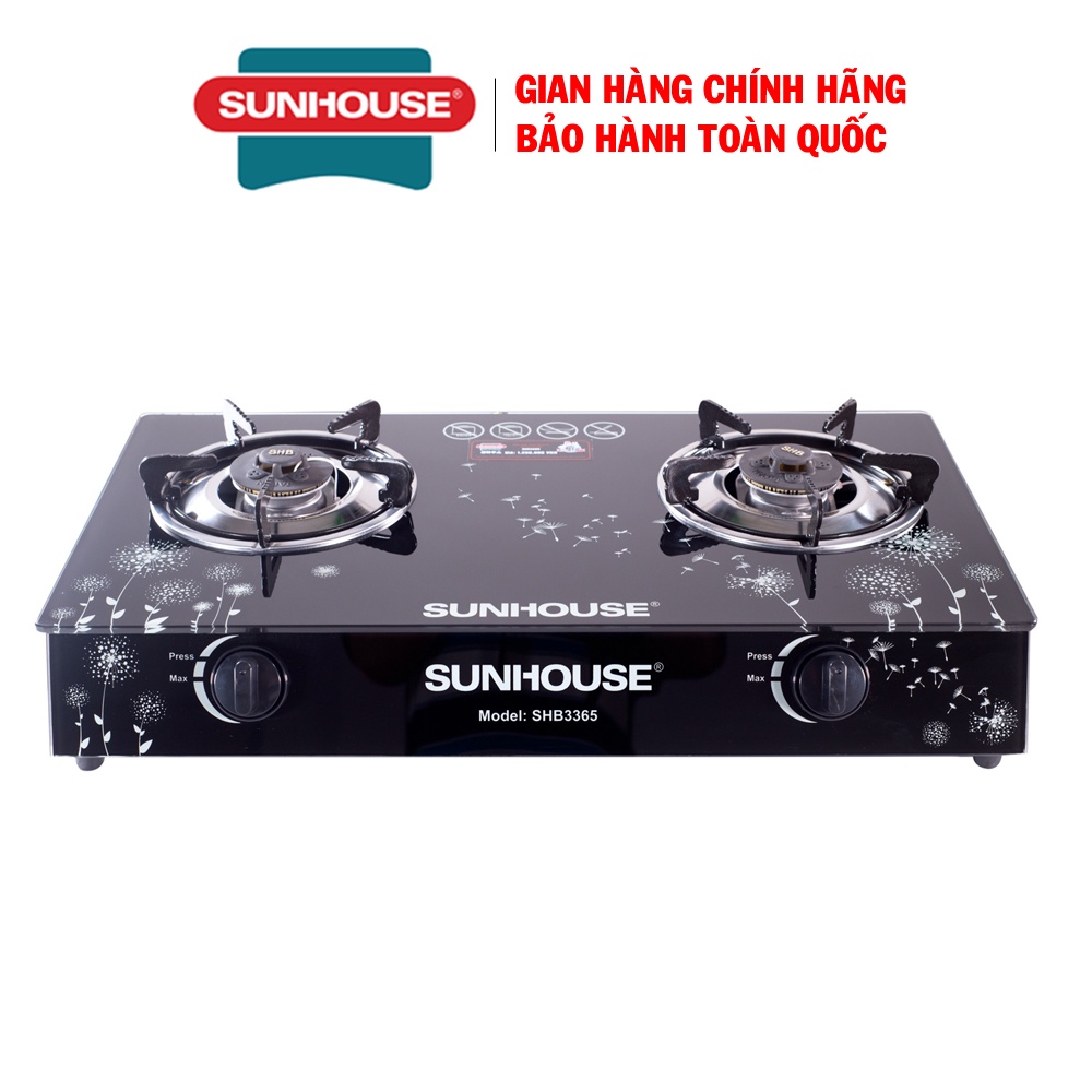 Bếp gas dương kính Sunhoue SHB3365 - Bảo hành 12 tháng