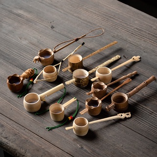 Bộ dụng cụ lọc trà bằng tre sáng tạo