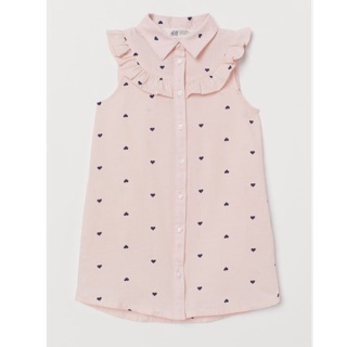 Sỉ áo váy sơ mi Hm bé gái