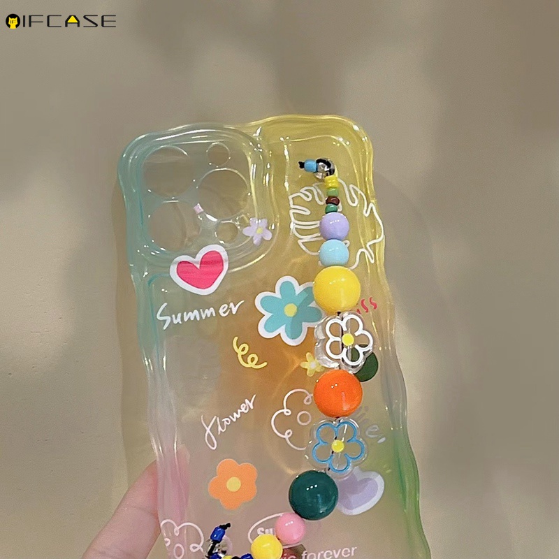 Ốp Điện Thoại Trong Suốt Chống Sốc Họa Tiết Cầu Vồng Cho iPhone 13 12 11 Pro Max XS Max XR X