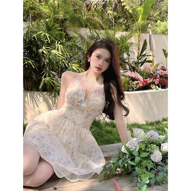 VÁY CỔ YẾM HOA NHÍ