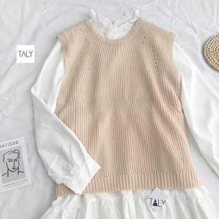 Set đầm + ghile len TALY S1292