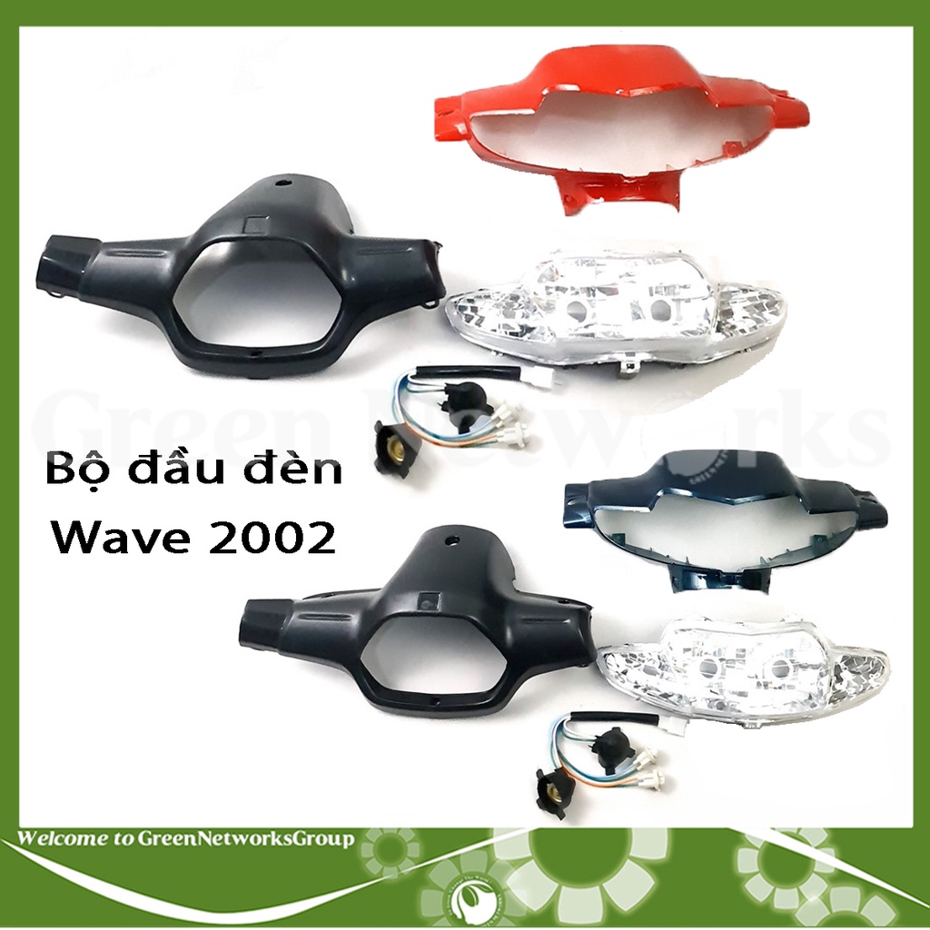 Bộ đầu đèn xe Wave 2002 Greennetworks