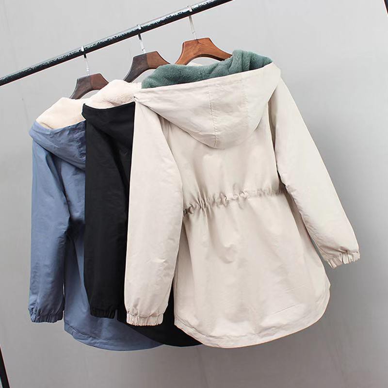 ÁO KHOÁC DÙ NỮ LÓT NỈ