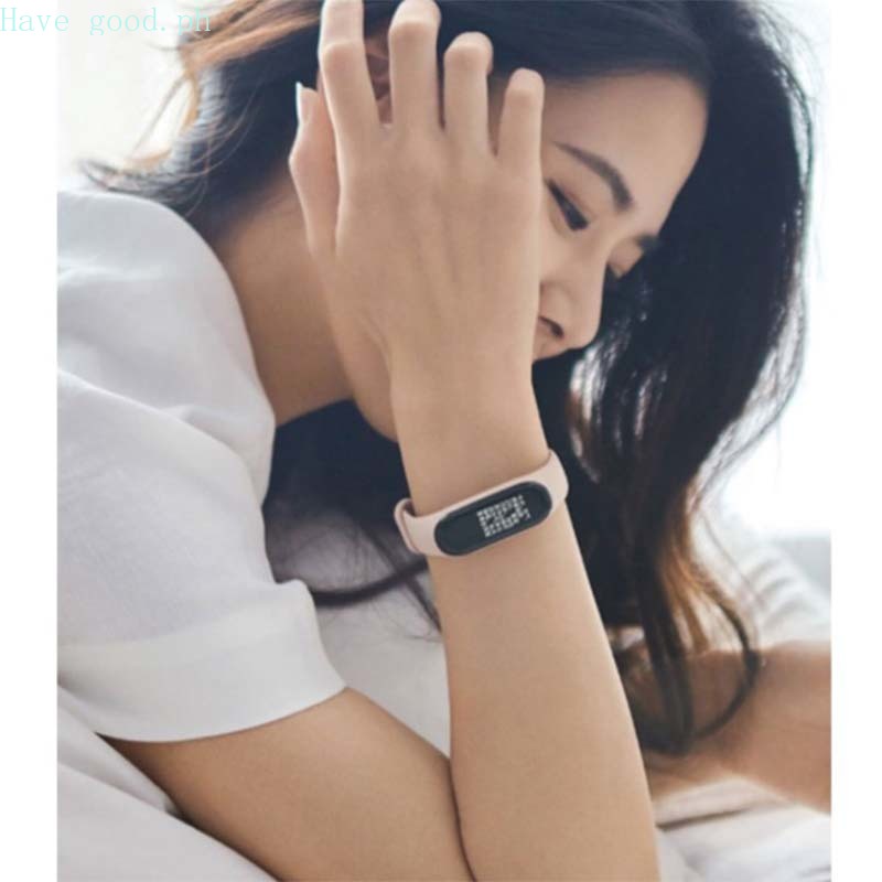 Silicone Dây Đeo Thay Thế Chất Liệu Silicon Thiết Kế Nhiều Lỗ Thời Trang Cho Xiaomi Mi Band 5 Mi Band 4 3